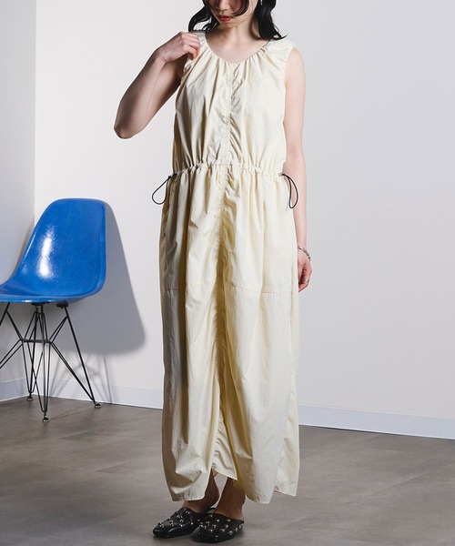 DRAWSTRING SLV.LESS DRESS（ワンピース）｜ROSE BUD（ローズバッド