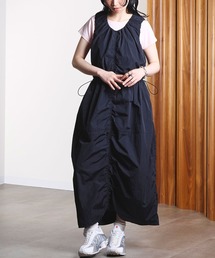 ROSE BUD | DRAWSTRING SLV.LESS DRESS(ワンピース)
