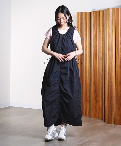 セール】DRAWSTRING SLV.LESS DRESS（ワンピース）｜ROSE BUD（ローズ