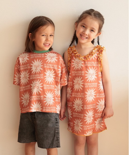 Ocean&Ground(オーシャン&グラウンド)の「吸水速乾ソウガラTシャツ(Tシャツ/カットソー・キッズ・ロイヤルブルー/キャメル/レッド・90/100/110/120/130/140)」の3枚目の写真