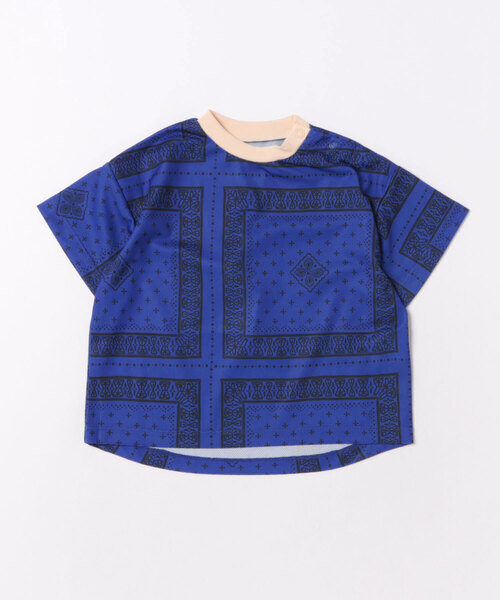 Ocean&Ground(オーシャン&グラウンド)の「吸水速乾ソウガラTシャツ(Tシャツ/カットソー・キッズ・ロイヤルブルー/キャメル/レッド・90/100/110/120/130/140)」の2枚目の写真