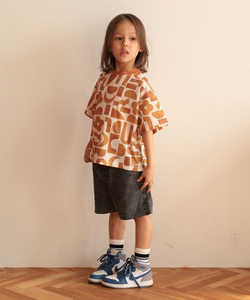 Ocean&Ground(オーシャン&グラウンド)の「吸水速乾ソウガラTシャツ(Tシャツ/カットソー・キッズ・ロイヤルブルー/キャメル/レッド・90/100/110/120/130/140)」の11枚目の写真