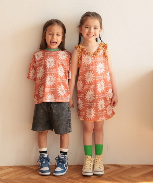Ocean&Ground(オーシャン&グラウンド)の「吸水速乾ソウガラTシャツ(Tシャツ/カットソー・キッズ・ロイヤルブルー/キャメル/レッド・90/100/110/120/130/140)」の12枚目の写真