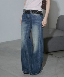 ローライズストレートパンツ