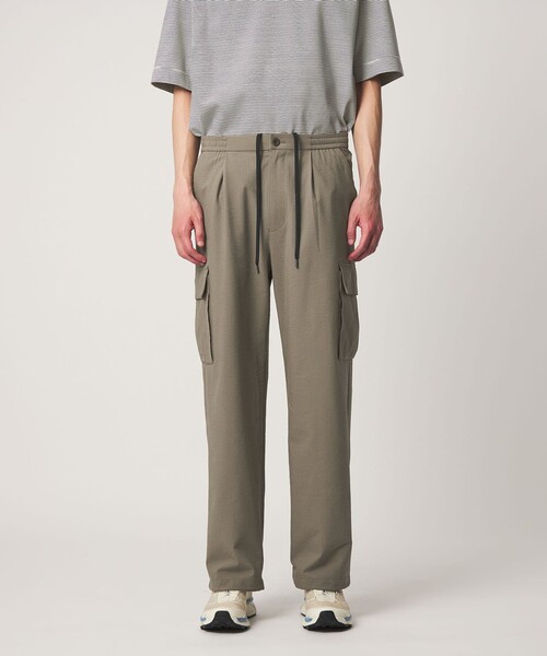 UNITED ARROWS(ユナイテッドアローズ)の「DotAir ドットエア サッカー カーゴイージーパンツ 吸水速乾(カーゴパンツ・メンズ・ブラック/オリーブ・XL/L/M/S)」の21枚目の写真