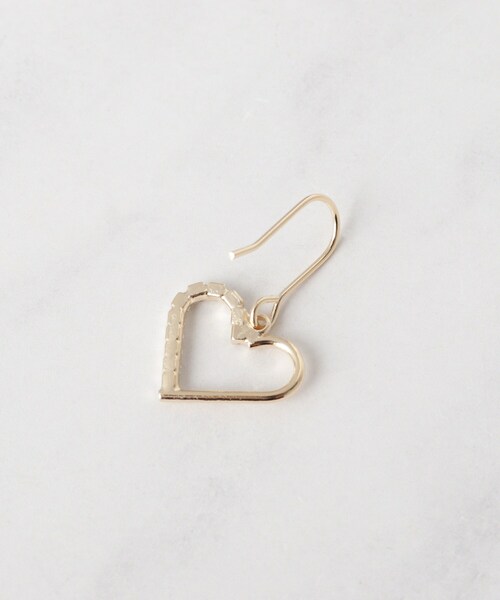 couture brooch(クチュールブローチ)の「ビジューハートピアス(ピアス(両耳用)・レディース・ゴールド・00)」の4枚目の写真
