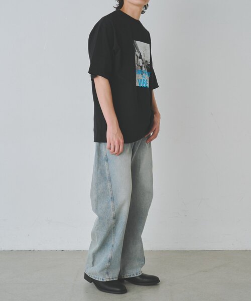 COLONY 2139(コロニートゥーワンスリーナイン)の「ウエストコーストフォトプリントTシャツ(Tシャツ/カットソー・メンズ・ブラック/ホワイト・LARGE/MEDIUM)」の3枚目の写真