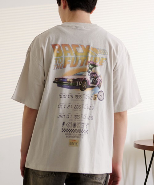 SILVER BULLET(シルバーバレット)の「『SILVER BULLET SELECT AP/シルバーバレットセレクト』Back to the Future/バック・トゥ・ザ・フューチャー マーティ/デロリアンTEE(Tシャツ/カットソー・レディース・ブラック系1/ホワイト系2/ブラック系2/ホワイト系1・L/M/LL)」の12枚目の写真