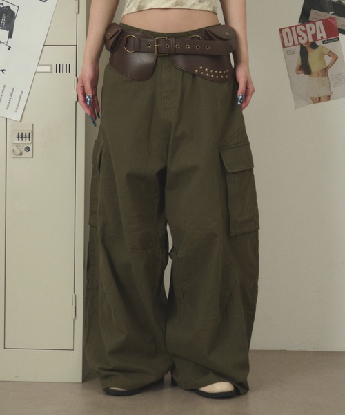 DISPARK/【26年春夏新作】ワイドバルーンカーゴパンツ（カーゴパンツ
