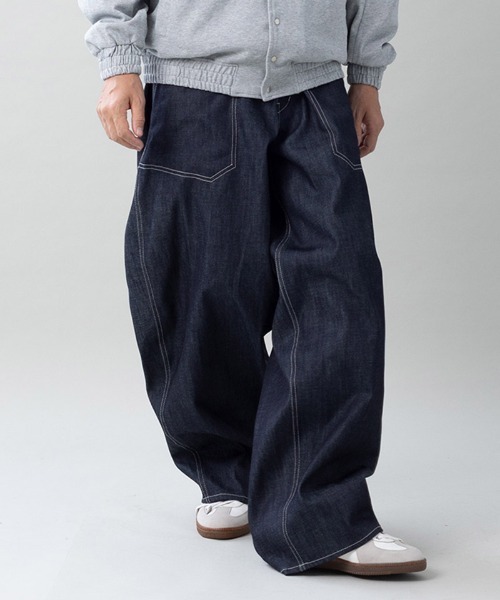 EGO TRIPPING（エゴトリッピング）の「mp15096- USN-DENIMTROUSERS デニムパンツ(626700)（デニムパンツ・メンズ・インディゴブルー/ブルー系その他・29/31/33）」の3枚目の写真