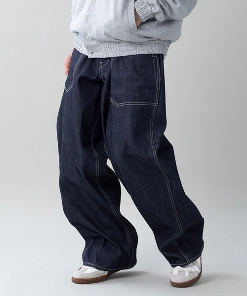 EGO TRIPPING（エゴトリッピング）の「mp15096- USN-DENIMTROUSERS デニムパンツ(626700)（デニムパンツ・メンズ・インディゴブルー/ブルー系その他・29/31/33）」の4枚目の写真