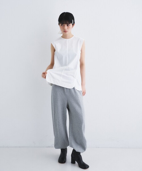 CODE A(コードエー)の「back tack blouse(シャツ/ブラウス・レディース・ライトブルー/ホワイト・00)」の12枚目の写真