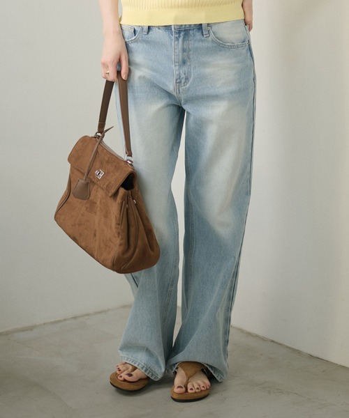 LAULEN(ローレン)の「suede touch buckle thong sandals /スエードタッチバックルトングサンダル(サンダル・レディース・カーキ/キャメル/ブラック/グレイッシュベージュ・23cm/24cm/24.5cm/24.5)」の17枚目の写真