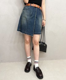 リビルドデニムミニスカート