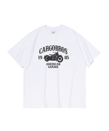 CB 1985 バイクグラフィック半袖Tシャツ (ホワイト)