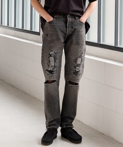 セール】Levi's/リーバイス 501(R)'54 ブラック DESTRUCTED(デニム セール】Levi's/リーバイス 501(R)'54 ブラック DESTRUCTED(デニム