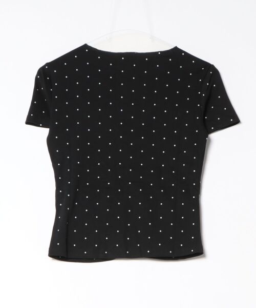 LAMPOON(ランプーン)の「【LAMPOON】ドットレイヤードトップス(その他トップス・レディース・ブラック・LARGE/SMALL/MEDIUM)」の2枚目の写真
