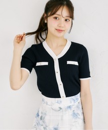 リブニット」に該当するTシャツ/カットソー（半袖）ファッション通販