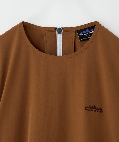 THOUSAND MILE（サウザンドマイル）の「[L's] ロングスリーブワンピース <撥水、４WAYストレッチ、UVカット>NY/PU（ワンピース・レディース・ネイビー/ブラック/ライトブラウン/チャコールグレー・FREE）」の6枚目の写真