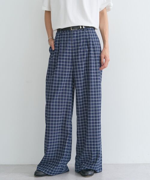 CRAFT STANDARD BOUTIQUE(クラフトスタンダードブティック)の「アソートイージーワイドスラックス(その他パンツ・メンズ・ブルー系その他5/グレー系その他3/グレー系その他2・L/M)」の3枚目の写真