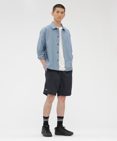 MARGARET HOWELL（マーガレットハウエル）の「WATER REPELLENT LIGHTWEIGHT NYLON POPLIN TROUSERS（その他パンツ・メンズ・ブラック・LARGE/MEDIUM/SMALL）」の2枚目の写真