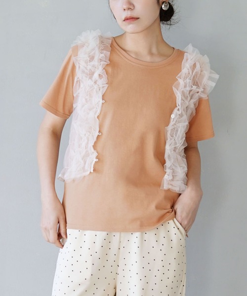 zootie（ズーティー）の「汗しみない Tシャツ［スタンダード］（Tシャツ/カットソー・レディース・グレイッシュブルー/ブラック/ネイビー系/レッド系その他/オフホワイト/ライトカーキ/ライトオレンジ系/杢グレー/ダークカーキ/モカ/イエロー系その他/ラベンダー/アイボリー/ネイビー・3L/L/LL/M）」の14枚目の写真