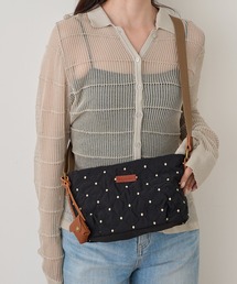 【toleur】ステッチドット刺繍ショルダーバック 13050