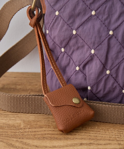 toleur(トーラ)の「【toleur】ステッチドット刺繍ショルダーバック 13050(ショルダーバッグ・レディース・パープル/ブラック・FREE)」の5枚目の写真