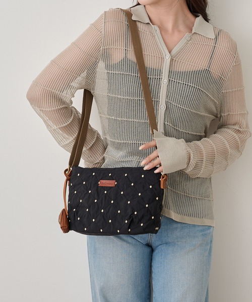 toleur(トーラ)の「【toleur】ステッチドット刺繍ショルダーバック 13050(ショルダーバッグ・レディース・パープル/ブラック・FREE)」の22枚目の写真