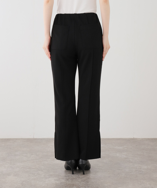 La TOTALITE(ラトータリテ)の「【洗える】CHIGNON/シニヨン ソフトリブフレアパンツ(その他パンツ・レディース・ベージュ/ブラック・38/36)」の18枚目の写真