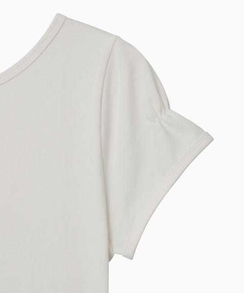 OHESHIO(オヘシオ)の「BACK BUTTON SHIRRING T-SHIRT, IVORY(Tシャツ/カットソー・レディース・その他・FREE)」の10枚目の写真