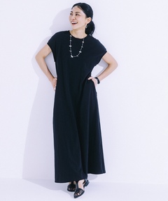 WEB限定追加 Cozue Ninomiya ex スラブストレッチワンピース