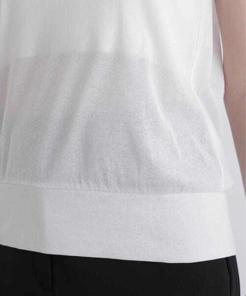 LE PHIL（ルフィル）の「◆ジャージーバックスリットプルオーバー（Tシャツ/カットソー・レディース・ホワイト/オレンジ/ブラック・F）」の14枚目の写真