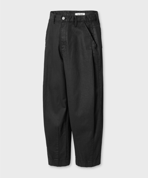 NONBLANK(ノンブランク)の「プリーツパンツ_BLACK(デニムパンツ・メンズ・ブラック・MEDIUM/X-LARGE)」の3枚目の写真