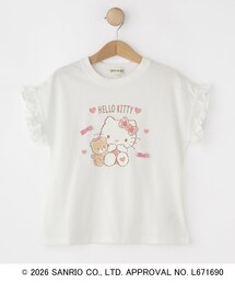 sanrio（サンリオ）の「【サンリオキャラクターズ】フリルデザインTシャツ（Tシャツ/カットソー）」