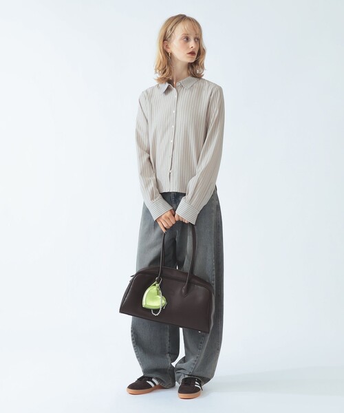 Ray BEAMS（レイビームス）の「ストライプ 切替 シャツ（シャツ/ブラウス・レディース・サックスブルー/ベージュ・ONE SIZE）」の16枚目の写真