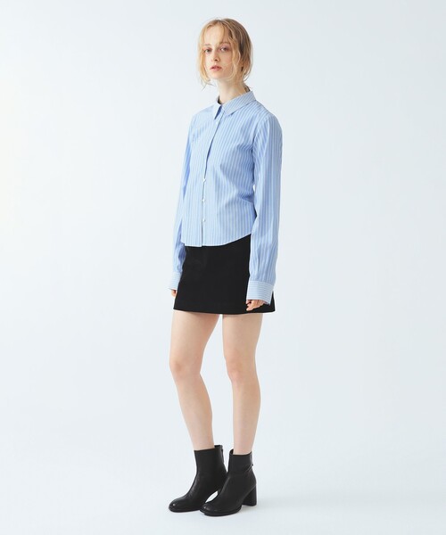 Ray BEAMS（レイビームス）の「ストライプ 切替 シャツ（シャツ/ブラウス・レディース・サックスブルー/ベージュ・ONE SIZE）」の20枚目の写真