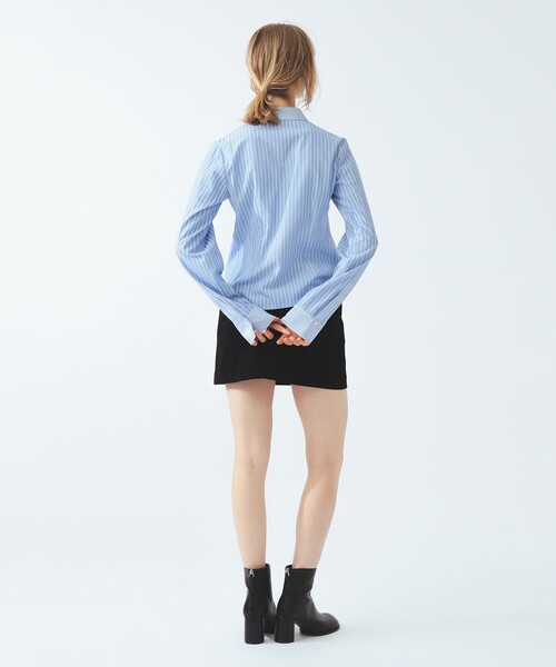 Ray BEAMS（レイビームス）の「ストライプ 切替 シャツ（シャツ/ブラウス・レディース・サックスブルー/ベージュ・ONE SIZE）」の21枚目の写真
