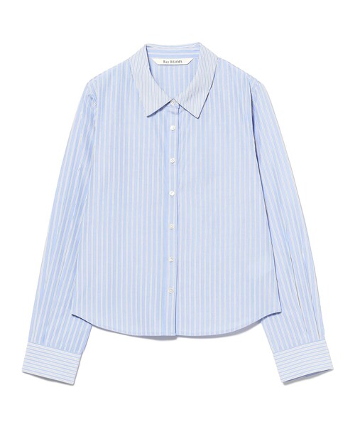 Ray BEAMS（レイビームス）の「ストライプ 切替 シャツ（シャツ/ブラウス・レディース・サックスブルー/ベージュ・ONE SIZE）」の5枚目の写真