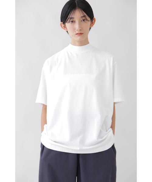 セール】Y / ORGANIC COTTON JERSEY MOCK NECK S/S T（Tシャツ