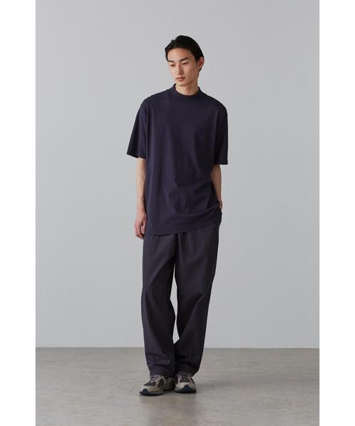 YLEVE（イレーヴ）の「Ｙ / ORGANIC COTTON JERSEY MOCK NECK S/S T（Tシャツ/カットソー・メンズ・ネイビー/ホワイト・4/1）」の21枚目の写真