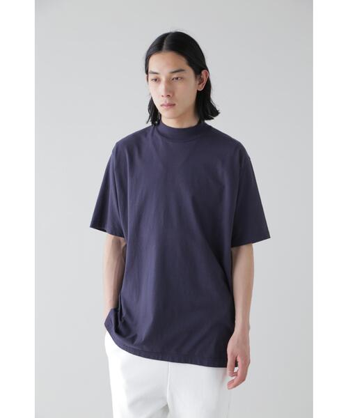YLEVE（イレーヴ）の「Ｙ / ORGANIC COTTON JERSEY MOCK NECK S/S T（Tシャツ/カットソー・メンズ・ネイビー/ホワイト・4/1）」の20枚目の写真