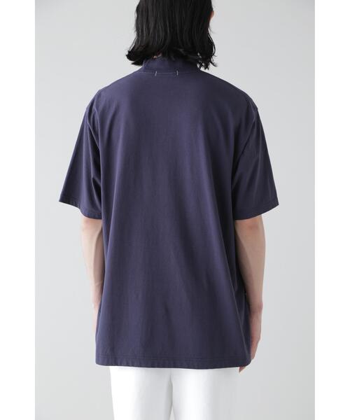 YLEVE（イレーヴ）の「Ｙ / ORGANIC COTTON JERSEY MOCK NECK S/S T（Tシャツ/カットソー・メンズ・ネイビー/ホワイト・4/1）」の17枚目の写真
