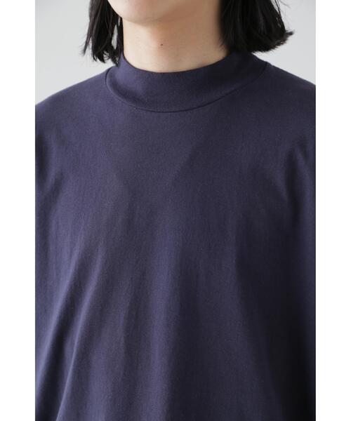 YLEVE（イレーヴ）の「Ｙ / ORGANIC COTTON JERSEY MOCK NECK S/S T（Tシャツ/カットソー・メンズ・ネイビー/ホワイト・4/1）」の16枚目の写真