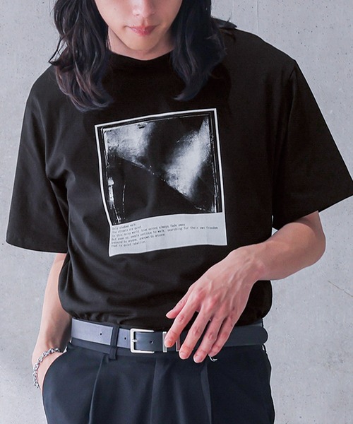 MDR(エムディアール)の「グラフィックプリントコンパクト半袖Tシャツ(Tシャツ/カットソー・メンズ・ブラック/オフホワイト・M/L)」の15枚目の写真