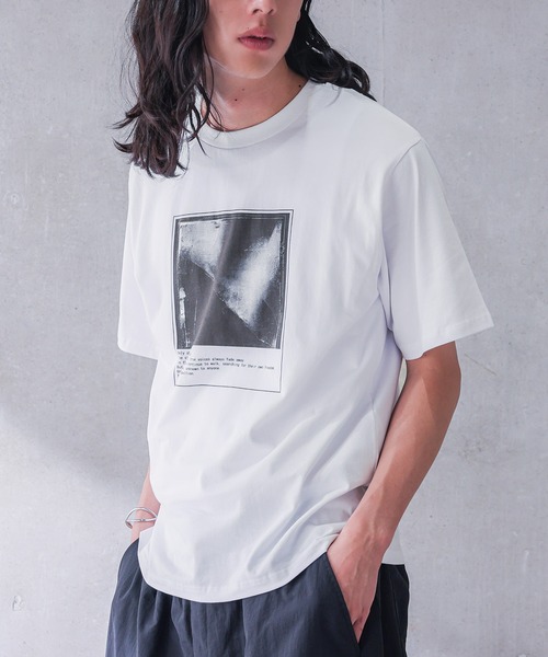 MDR(エムディアール)の「グラフィックプリントコンパクト半袖Tシャツ(Tシャツ/カットソー・メンズ・ブラック/オフホワイト・M/L)」の17枚目の写真