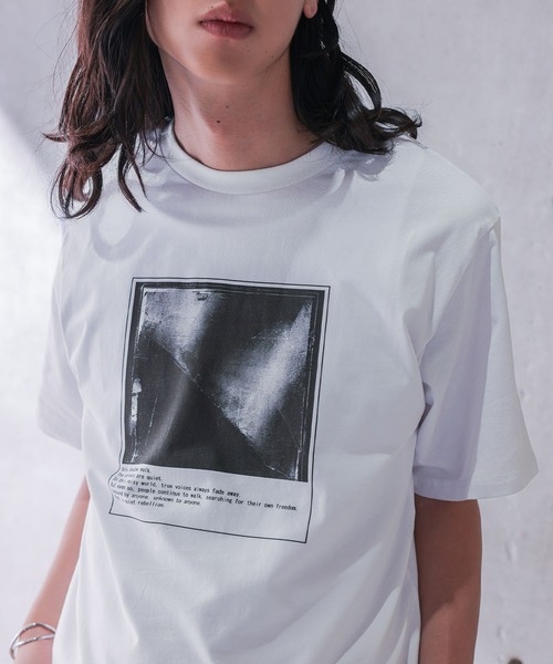 MDR(エムディアール)の「グラフィックプリントコンパクト半袖Tシャツ(Tシャツ/カットソー・メンズ・ブラック/オフホワイト・M/L)」の19枚目の写真