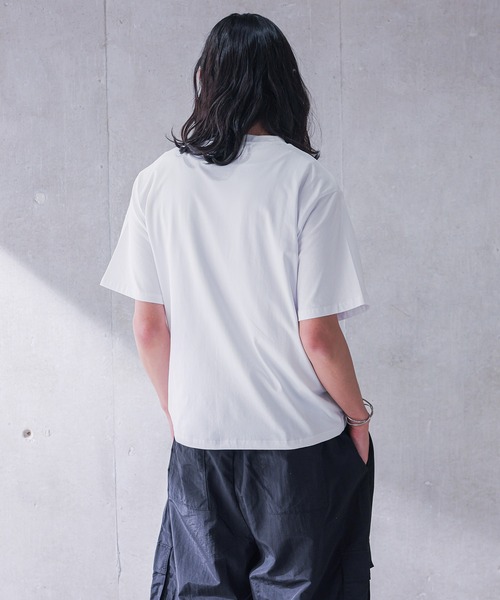 MDR(エムディアール)の「グラフィックプリントコンパクト半袖Tシャツ(Tシャツ/カットソー・メンズ・ブラック/オフホワイト・M/L)」の20枚目の写真