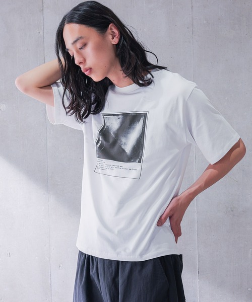 MDR(エムディアール)の「グラフィックプリントコンパクト半袖Tシャツ(Tシャツ/カットソー・メンズ・ブラック/オフホワイト・M/L)」の21枚目の写真