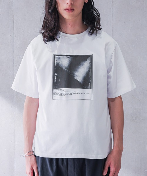 MDR(エムディアール)の「グラフィックプリントコンパクト半袖Tシャツ(Tシャツ/カットソー・メンズ・ブラック/オフホワイト・M/L)」の22枚目の写真